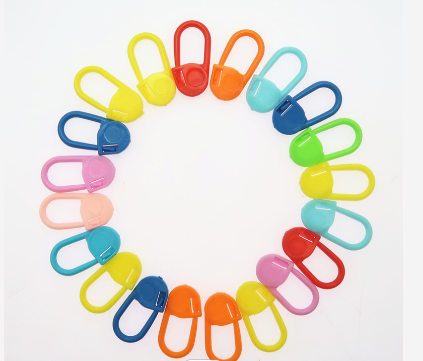 Color Knitting Yarn Small Mark Buckle Positioning  Plastic Knitting Crochet Small Pin