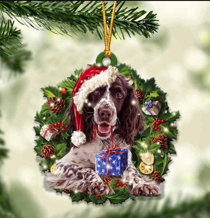 Christmas Acrylic Colorful Animal Car Pendant