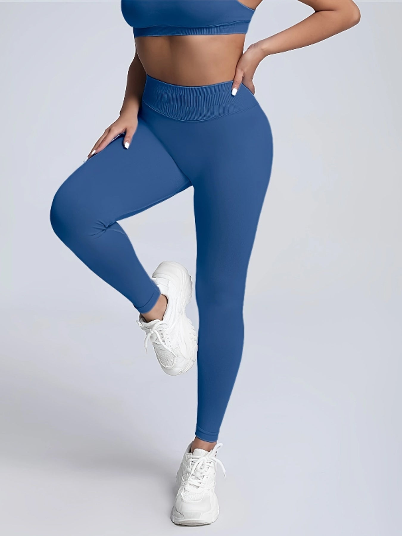 Seamless Women Soft Hue Hidden Scrunch Butt Workout Leggings For Women