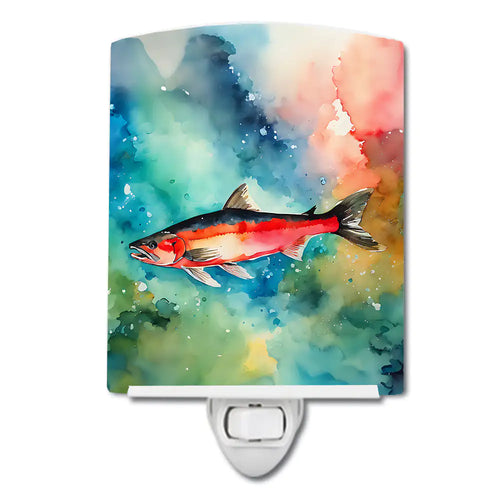 Salmon Ceramic Night Light