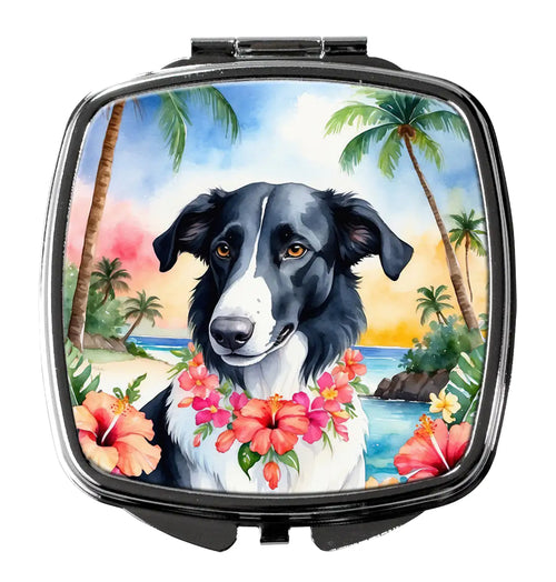 Borzoi Luau Compact Mirror