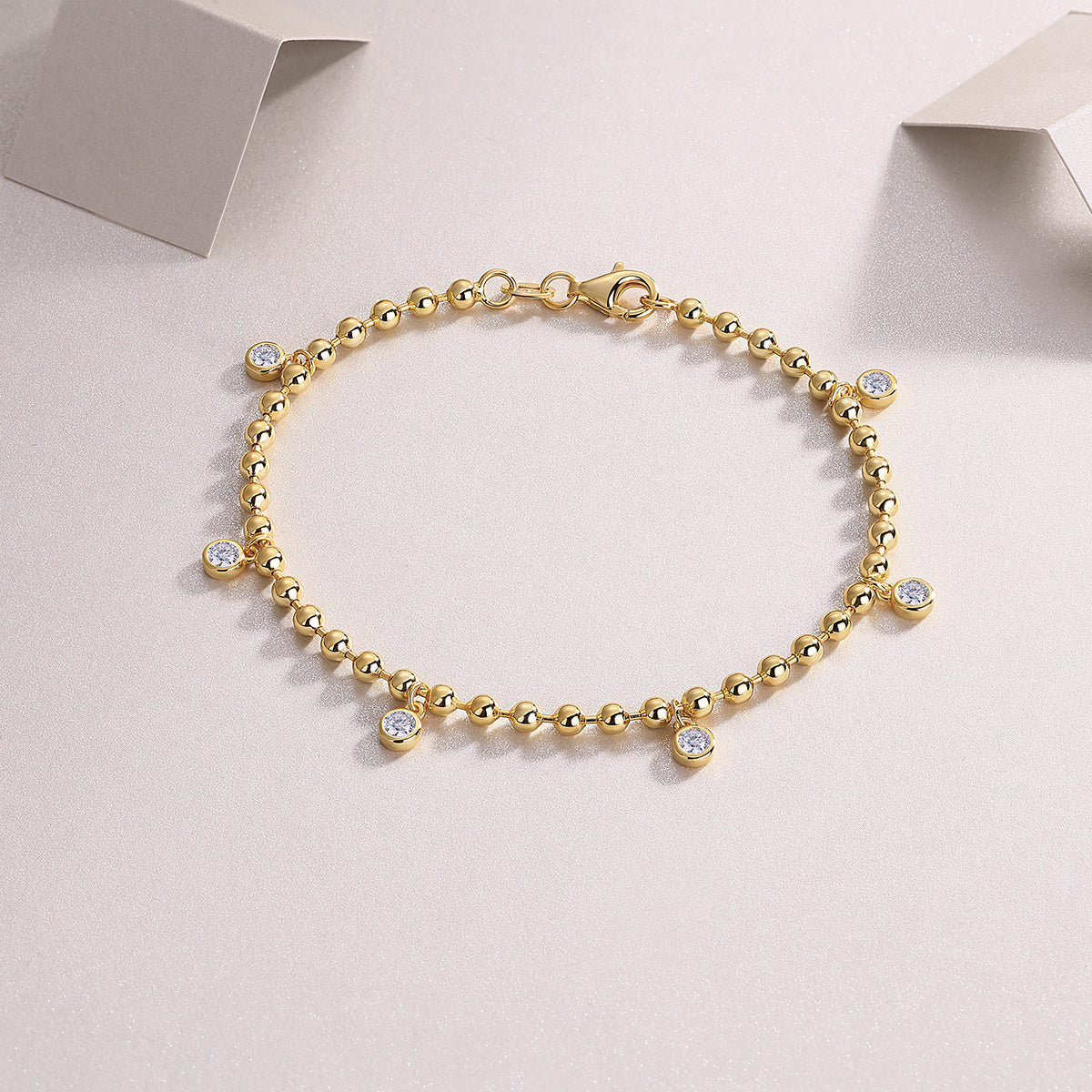 Luxury Fashion Mossan Diamond S925 Silver Bracelet Comparable To Natural Diamonds