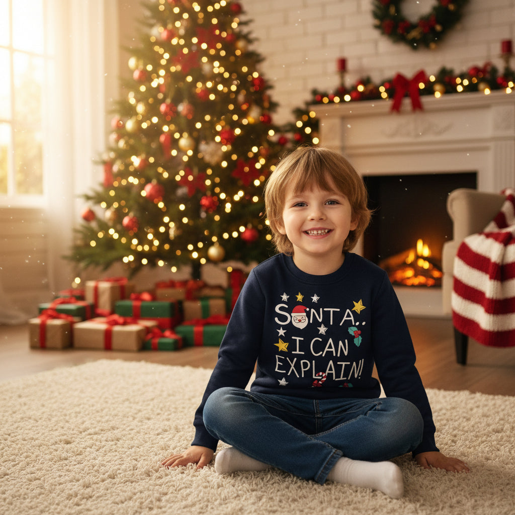 Christmas Casual Children Sweater Holiday Clothing