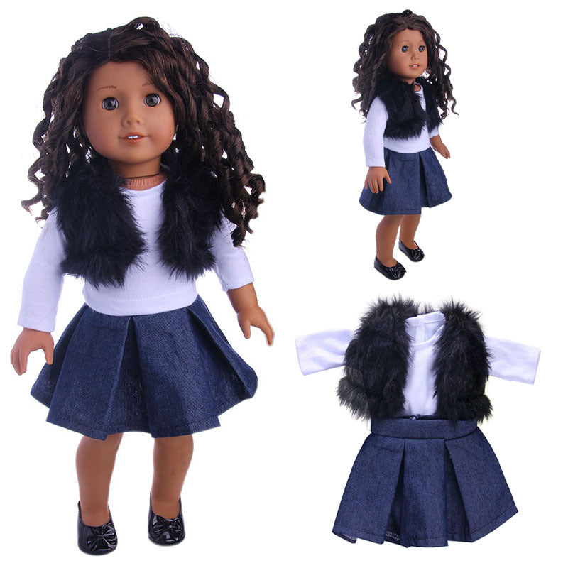 18 Inch American Girl Plush Vest Suit Doll Accessories