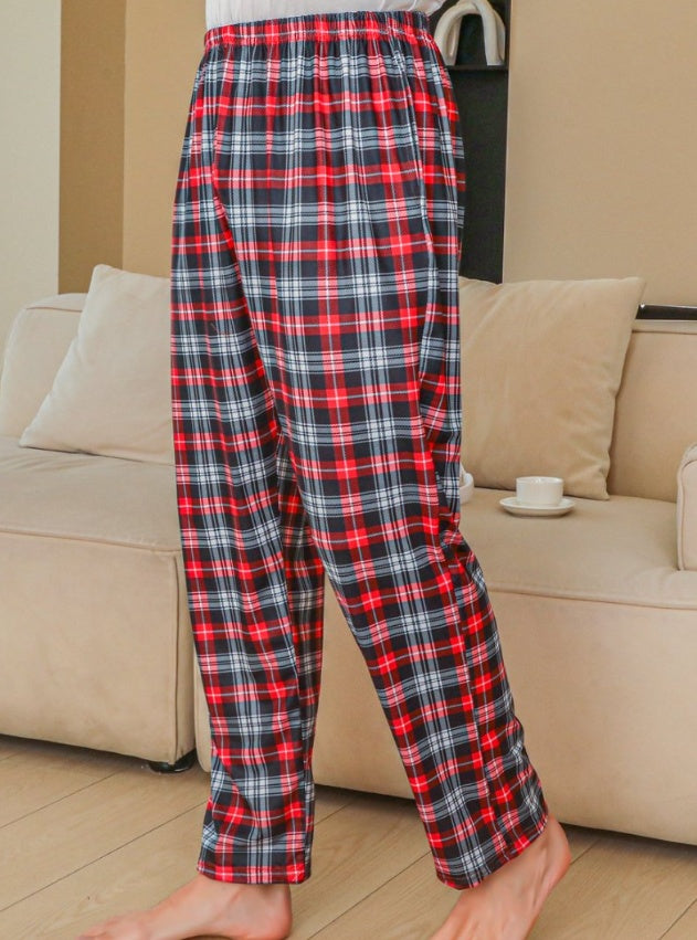 Ice Silk Fabric Single Men Trousers
