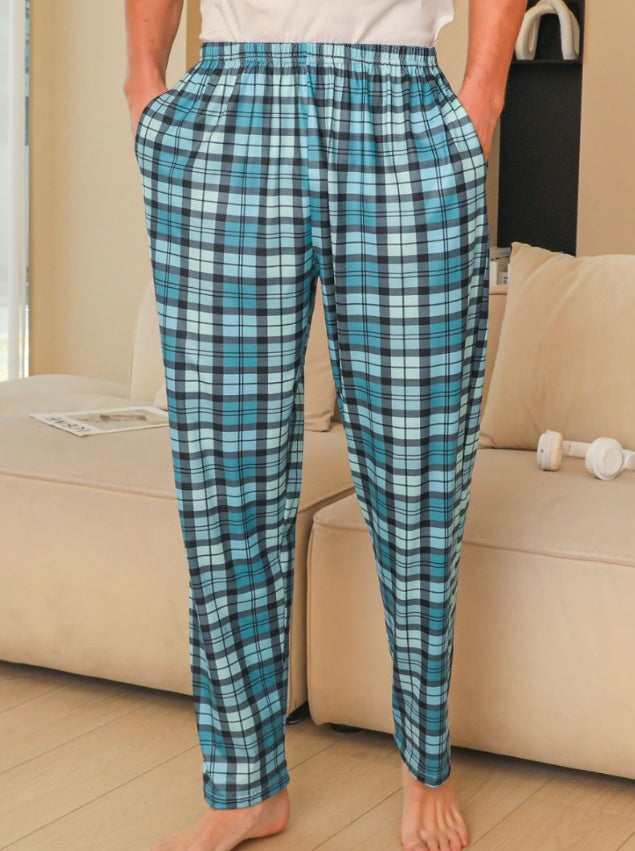 Ice Silk Fabric Single Men Trousers