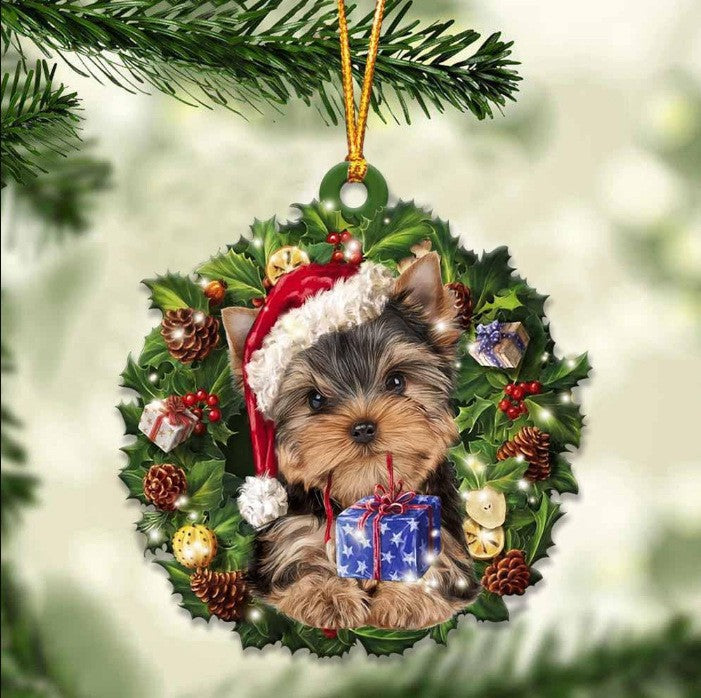 Christmas Acrylic Colorful Animal Car Pendant