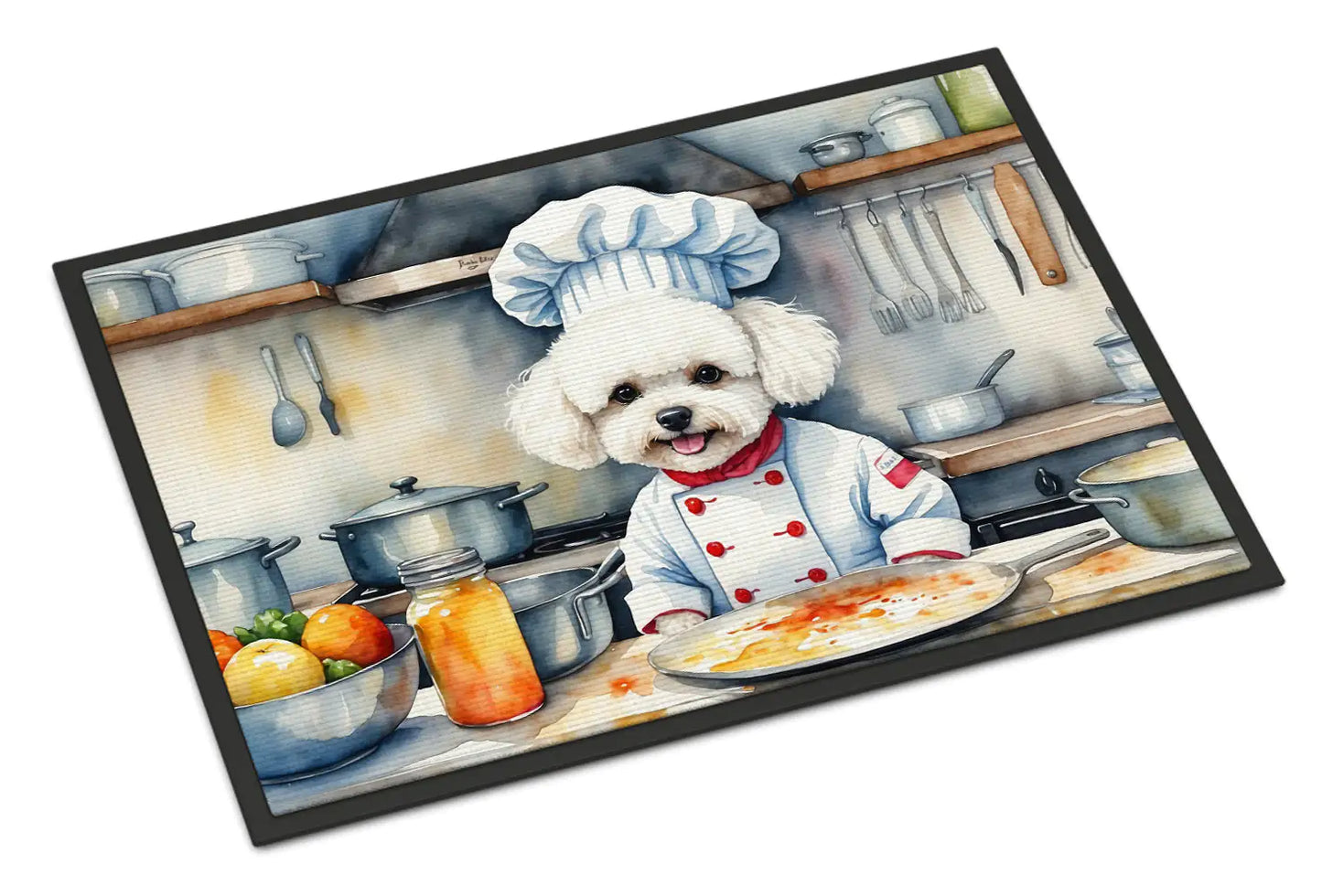 Bichon Frise The Chef Doormat