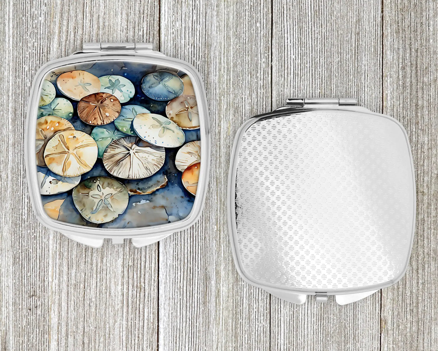Sand Dollars Compact Mirror