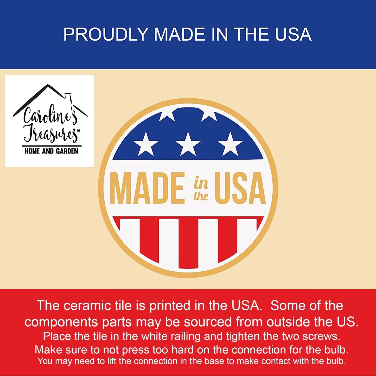 Bullmastiff Luau Ceramic Night Light