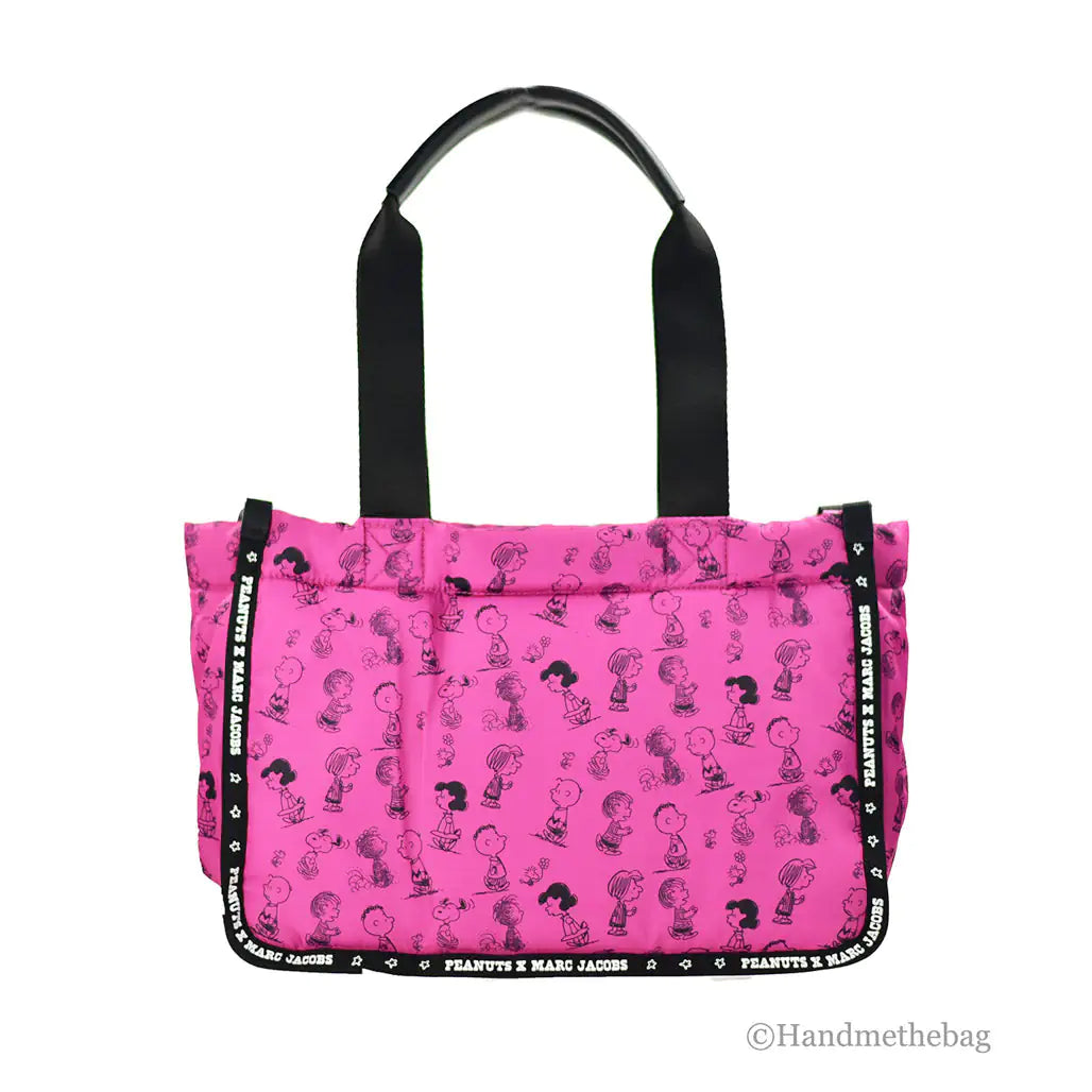Marc Jacobs X Peanuts Medium Fuchsia Nylon Tote