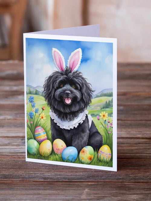 Puli Easter Egg Hunt Greeting Cards Pack of 8