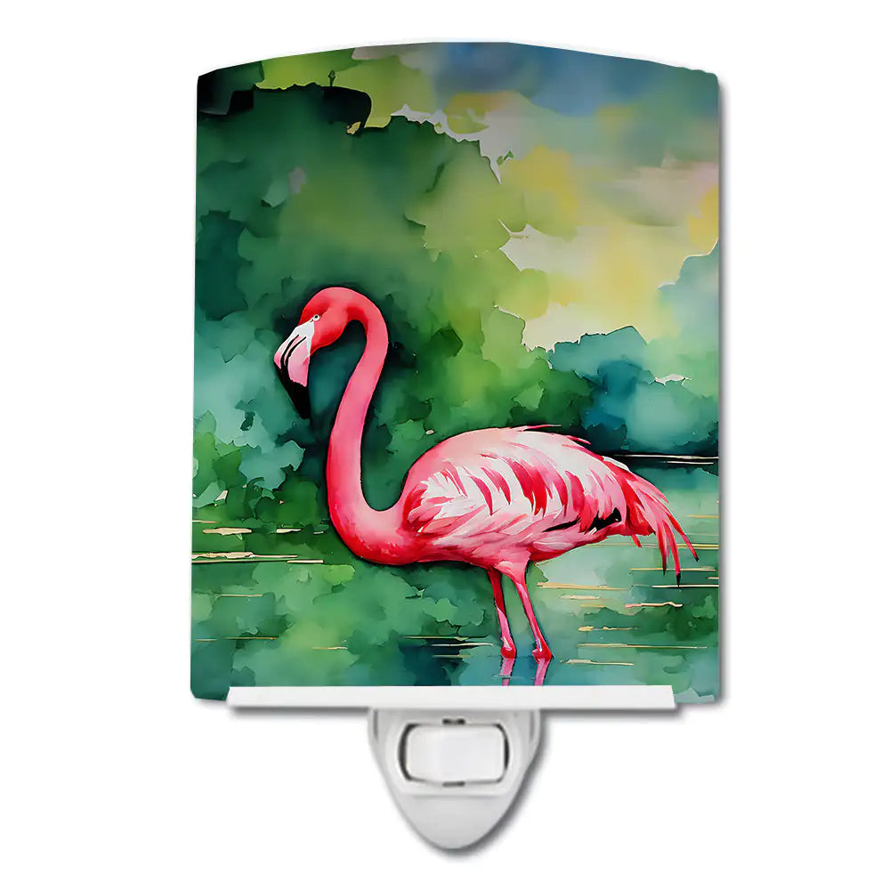 Flamingo Ceramic Night Light