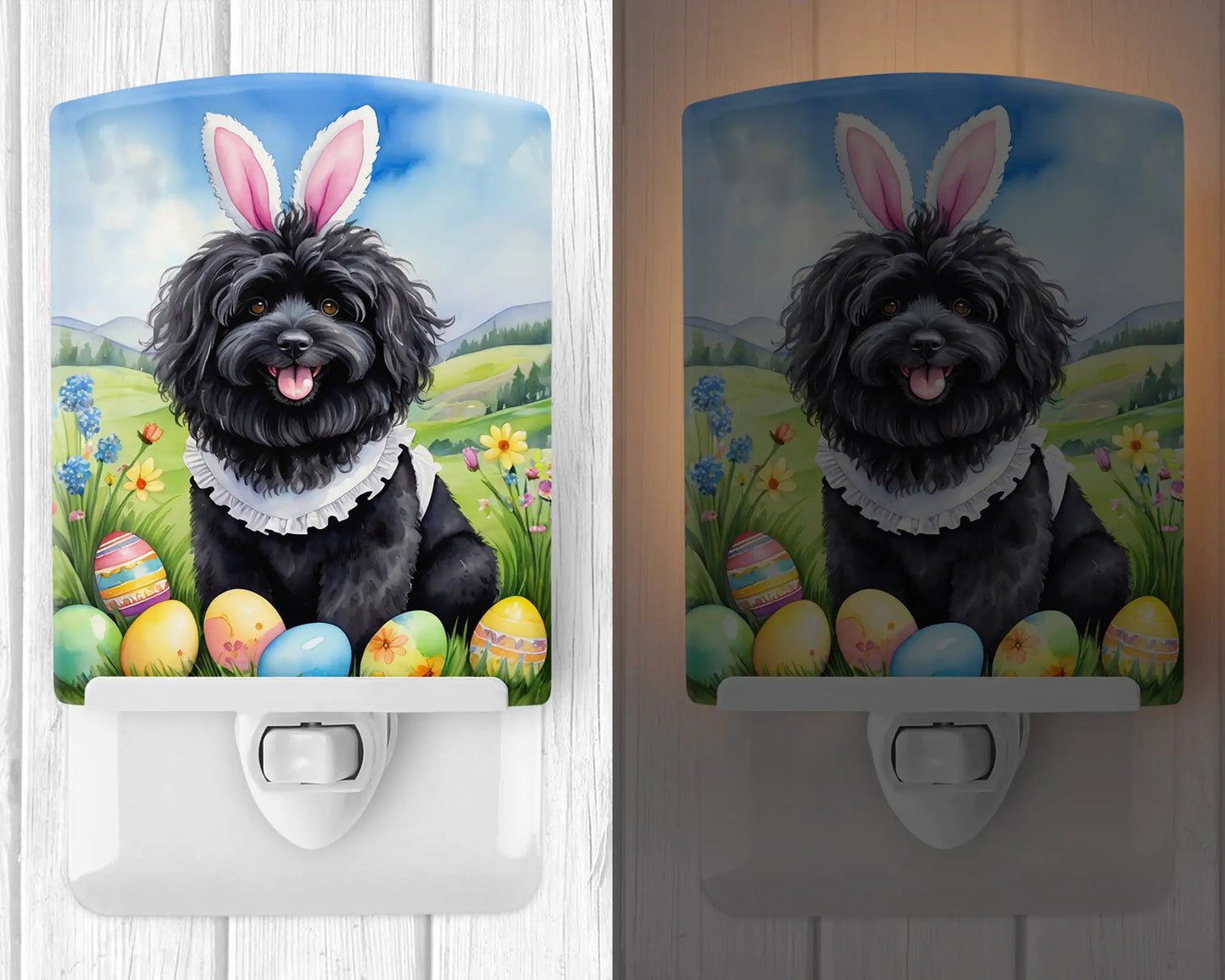 Puli Easter Egg Hunt Ceramic Night Light