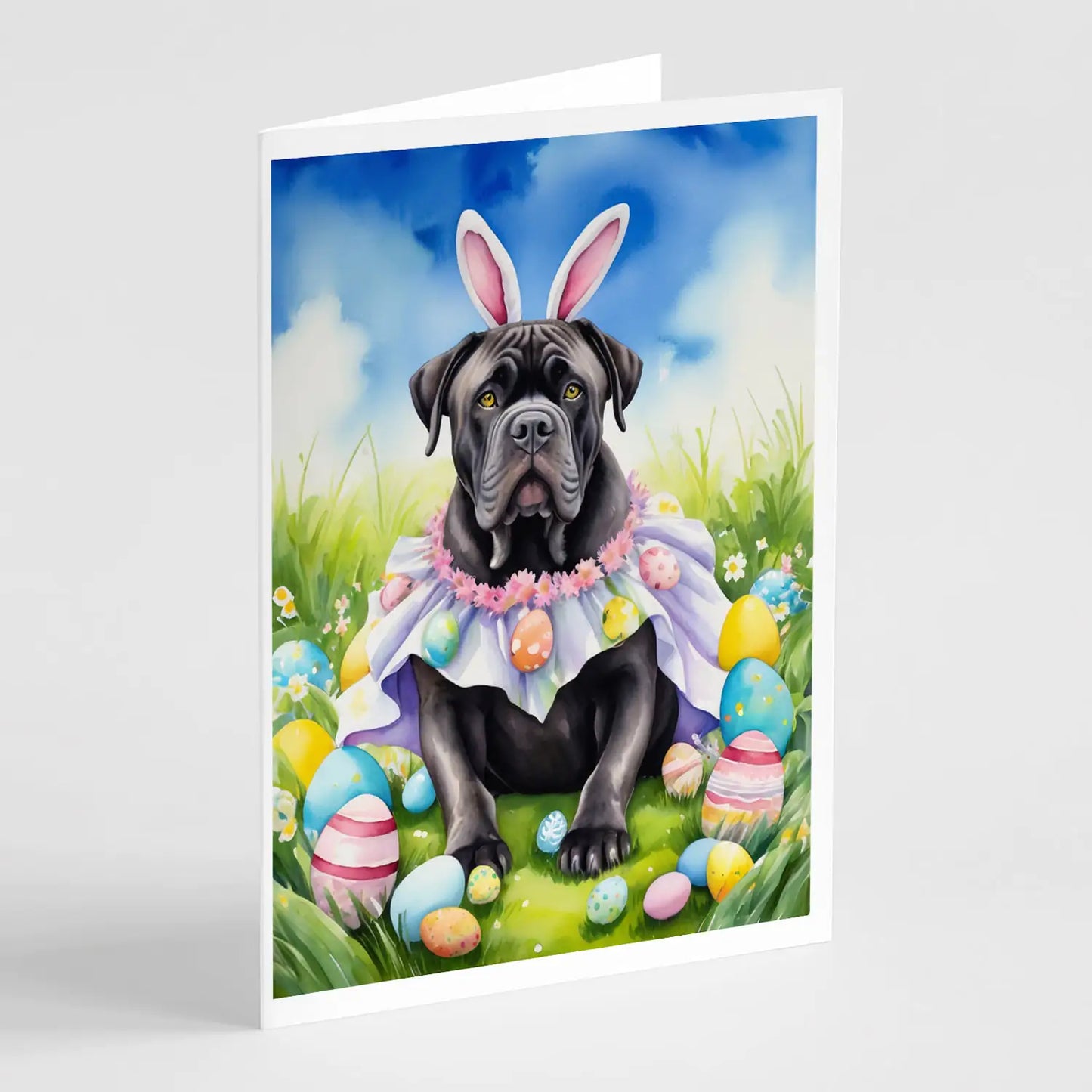 Cane Corso Easter Egg Hunt Greeting Cards Pack of 8