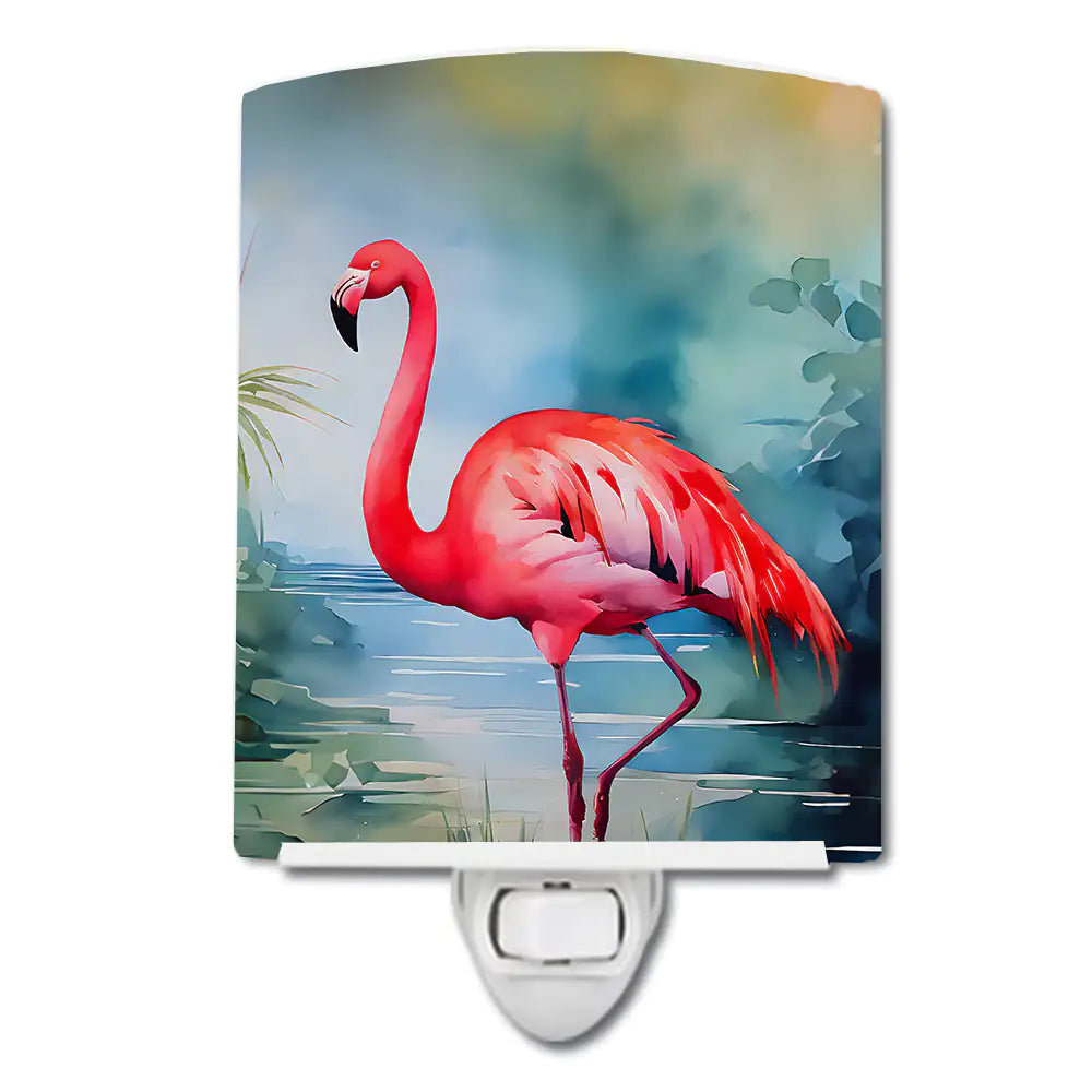 Flamingo Ceramic Night Light