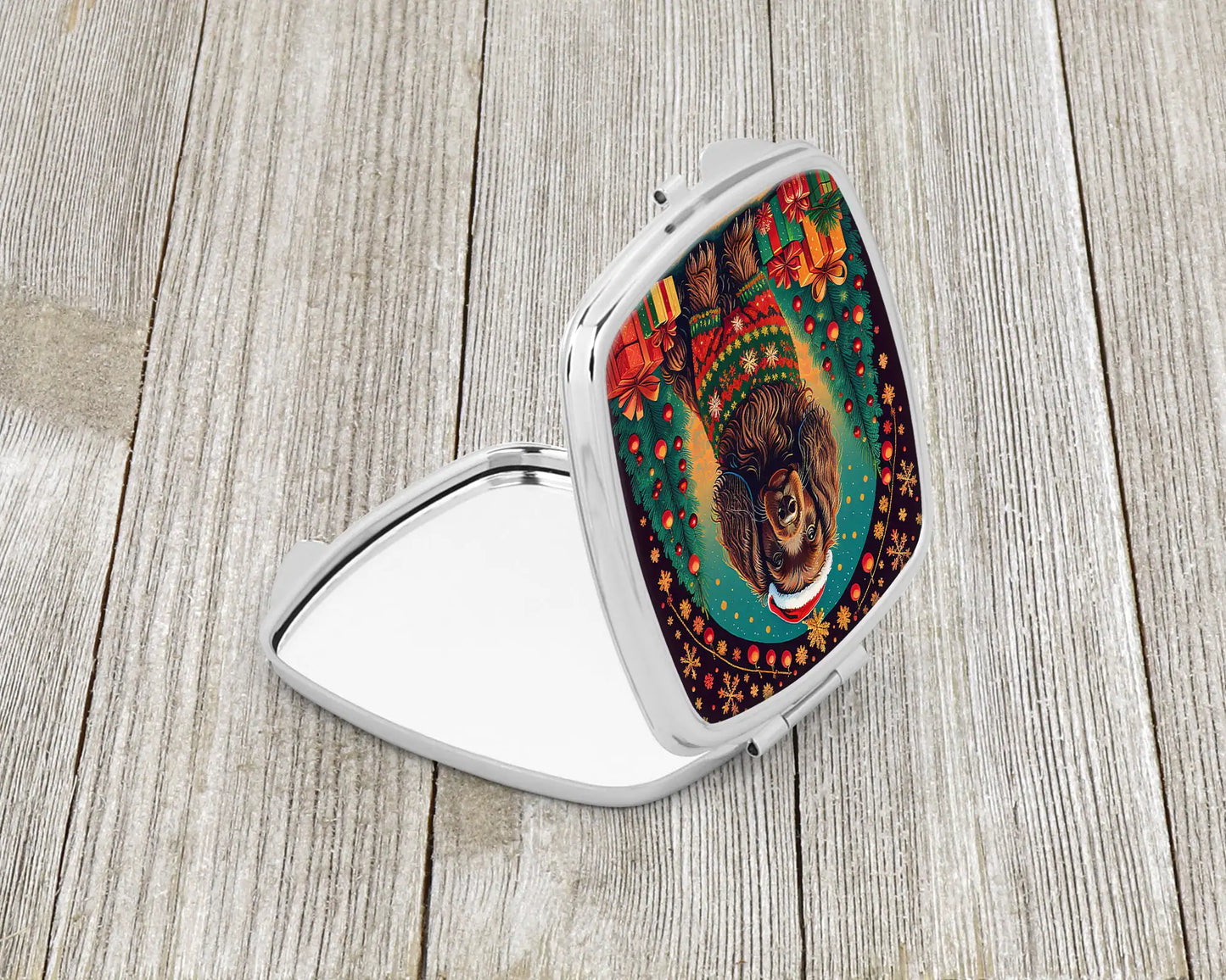 Boykin Spaniel Christmas Compact Mirror