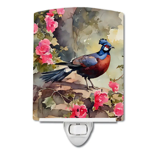 Pheasant Ceramic Night Light