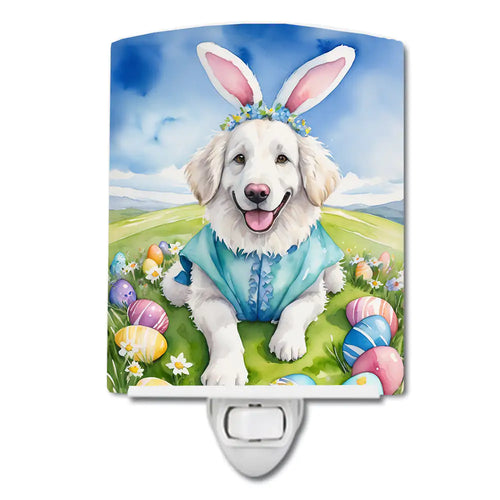 Kuvasz Easter Egg Hunt Ceramic Night Light