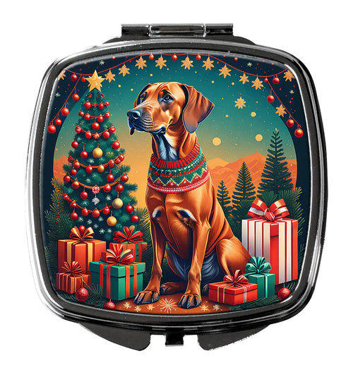 Rhodesian Ridgeback Christmas Compact Mirror