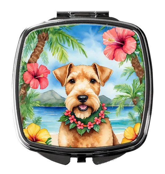 Lakeland Terrier Luau Compact Mirror