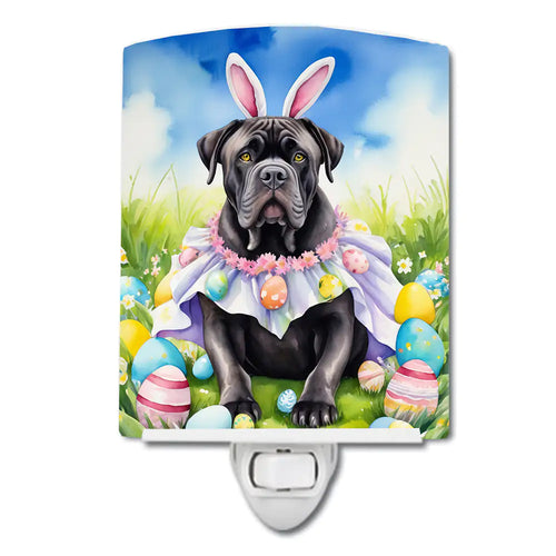 Cane Corso Easter Egg Hunt Ceramic Night Light