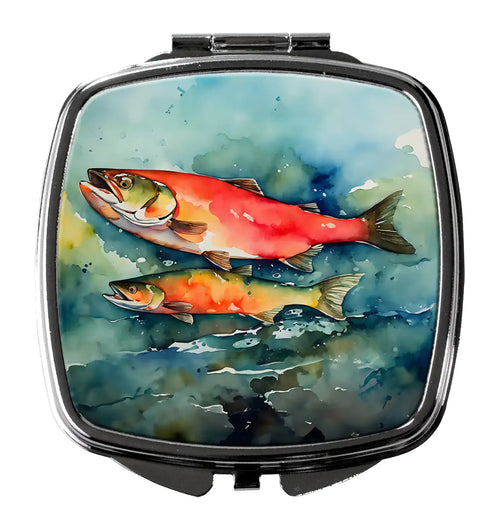 Salmon Compact Mirror