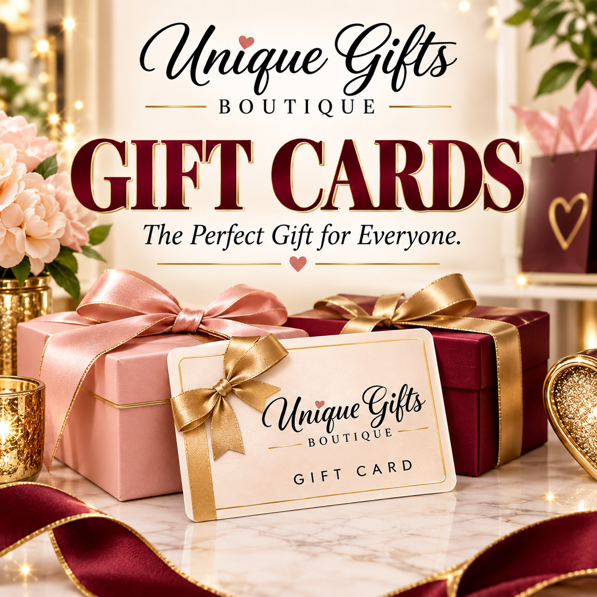 Unique Gifts Boutique Gift Card