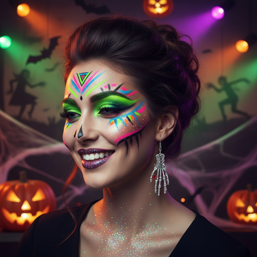 Punk Style Halloween Simulation Soft Rubber Jewelry Necklace