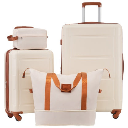 2 Piece Luggage Set With Bags Expandable Spinner Wheels ABS Lightweight Suitcase With TSA Lock 20inch And 28inch