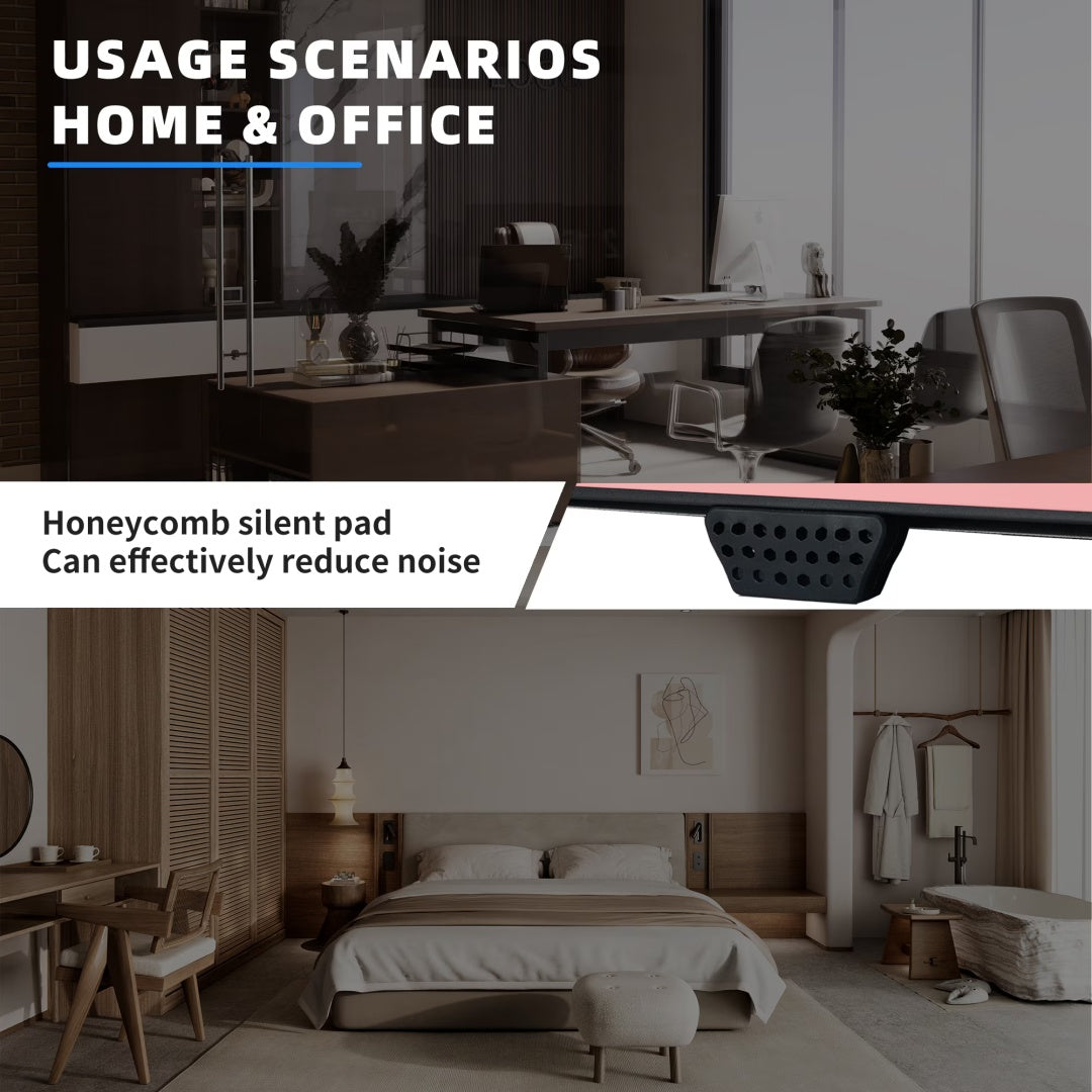 Pink walking pad treadmill deck with honeycomb silent pad design
