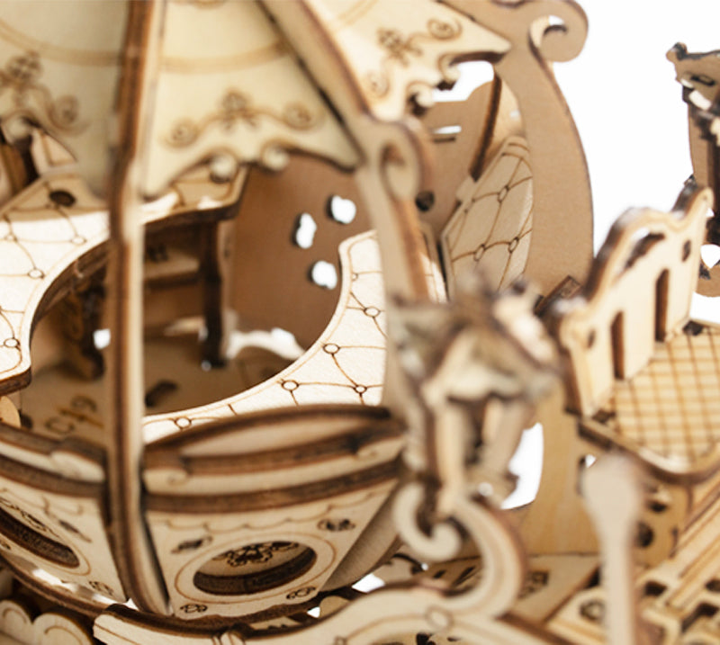 Robotime Pumpkin Cart Model 3D Wooden Puzzle Games Assembly Toys For Children Kids Girls Birthday Christmas Gift