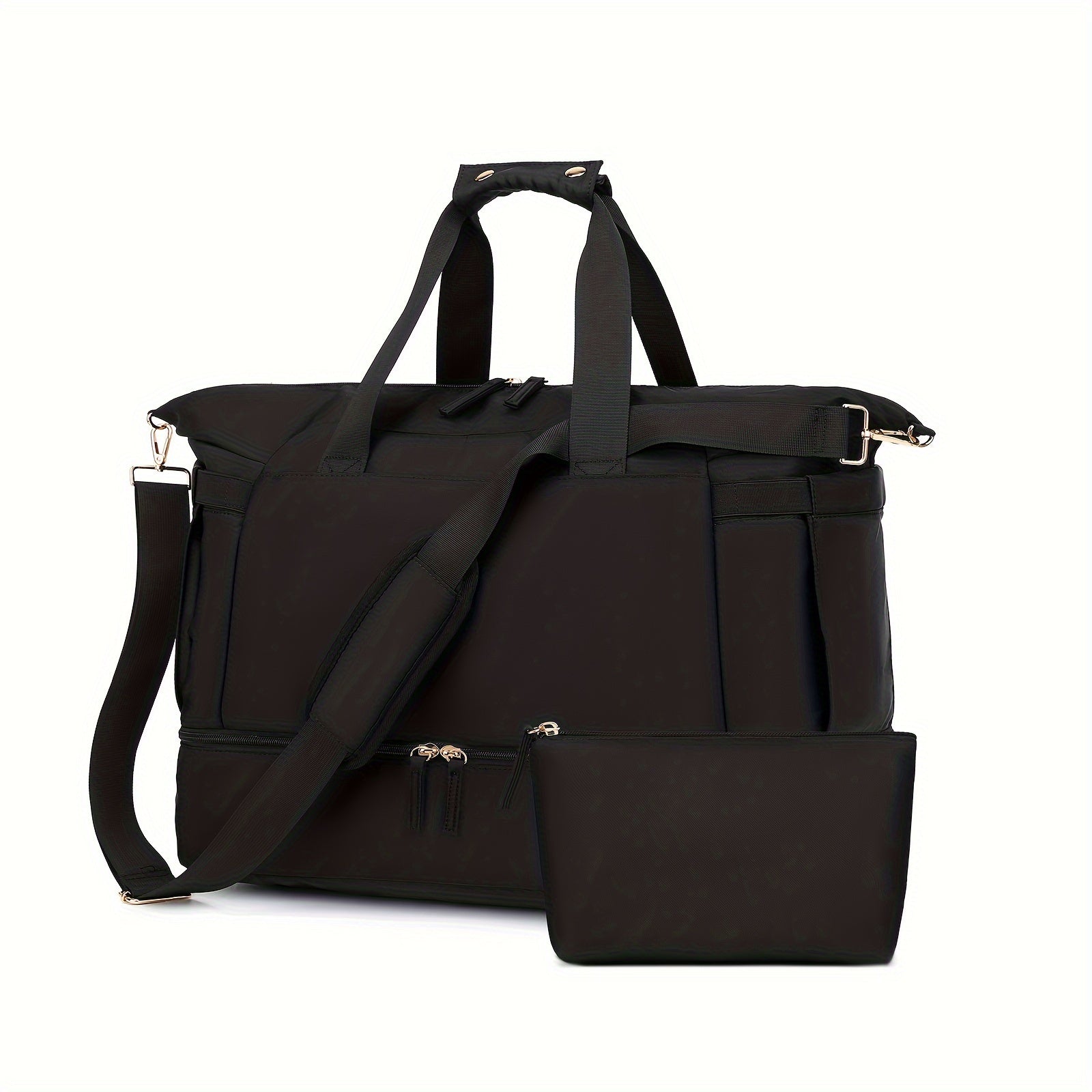 Women's Travel Sports Gym Yoga Duffel Weekender Overnight Totes Bag