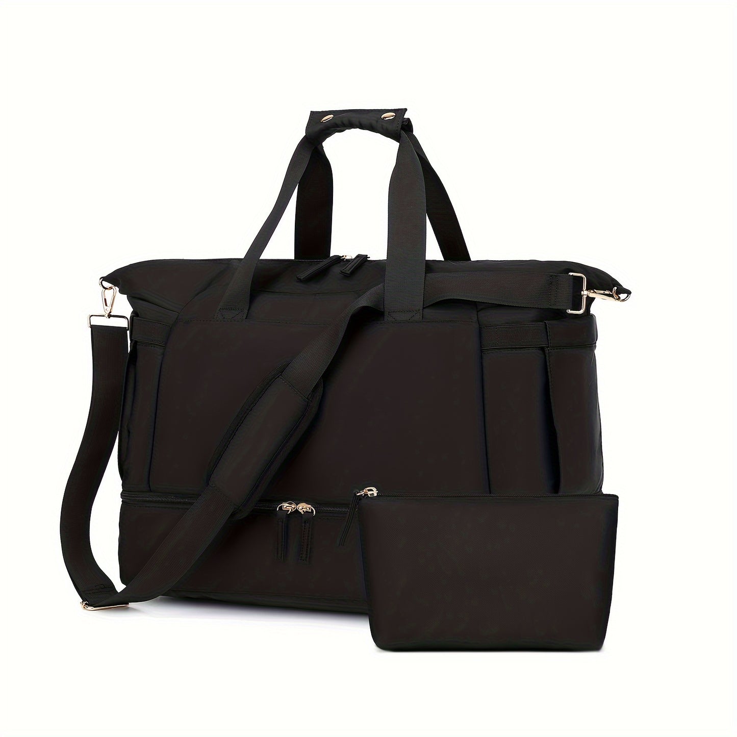 Women's Travel Sports Gym Yoga Duffel Weekender Overnight Totes Bag