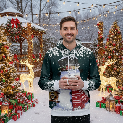 Christmas Snowman Personalized Printed Sweater