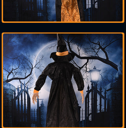 Halloween Voice-activated Horror Electric Witch Toy Ghost Festival Bar Outdoor Decorations