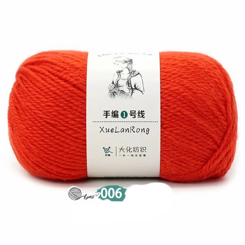 Hand-knitted Scarf Yarn Yarn Ball 4 Strands Of Coarse Wool Diy Yarn
