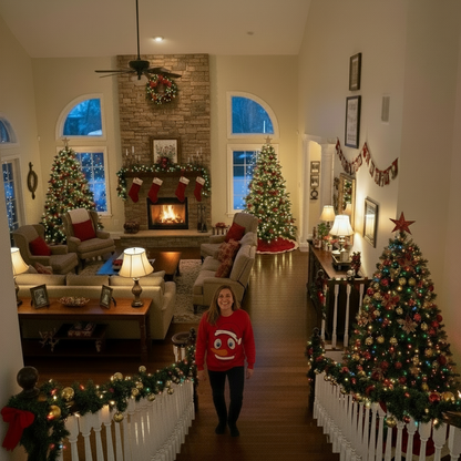 Autumn Winter Fashion Ugly Christmas Sweater Funny Pullover Women's. Men's