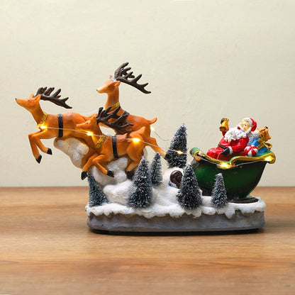 Christmas Gifts Luminous Music Creative Ornaments Elk Pull