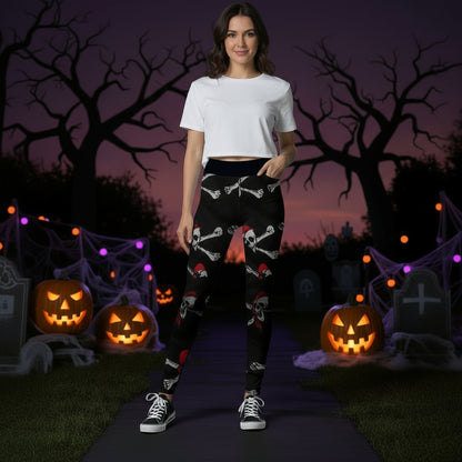 Women's Fashion Halloween High Waist Elastic Yoga Sports Leggings