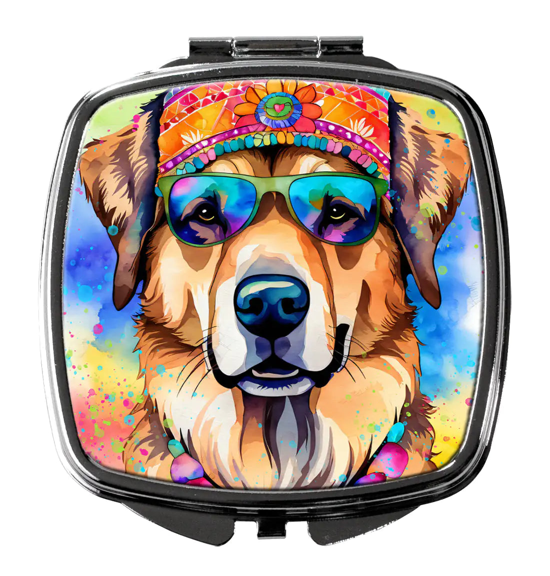 Hippie Dawg Compact Mirror