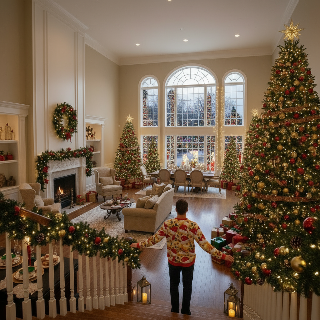 Autumn Winter Fashion Ugly Christmas Sweater Funny Pullover Women's. Men's