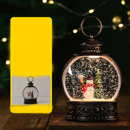 Christmas Decoration Water Injection Small Wind Lantern Ornaments