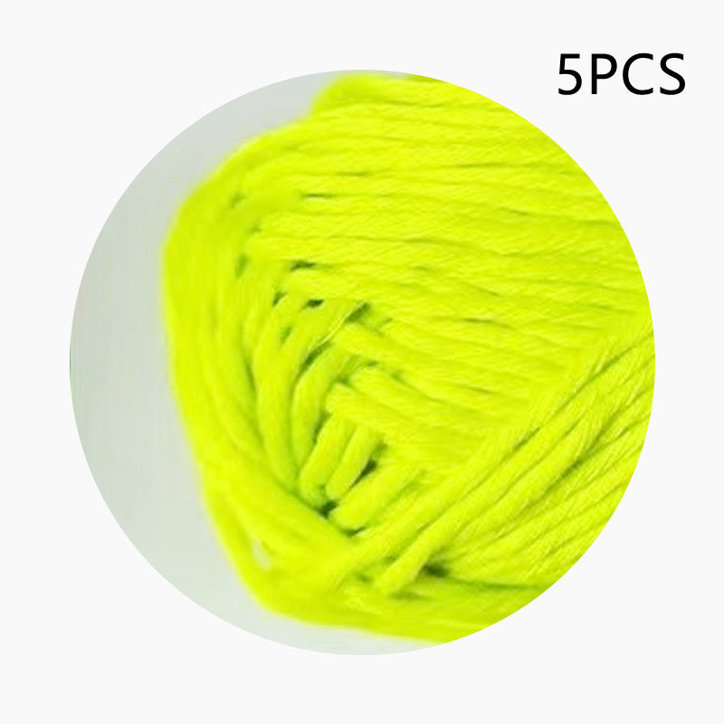 Handmade DIY Wool Crochet Luminous Hand Knitting