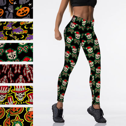Women's Halloween Character Print Leggings