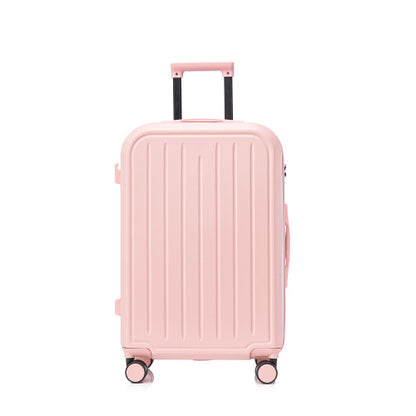 20  24  28   3 Pcsset In ABS 360 Spinner Wheel Luggage, Carry On Suitcase, With Cup Holder  USB Port