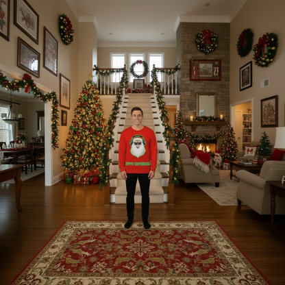 Autumn Winter Fashion Ugly Christmas Sweater Funny Pullover Women's. Men's