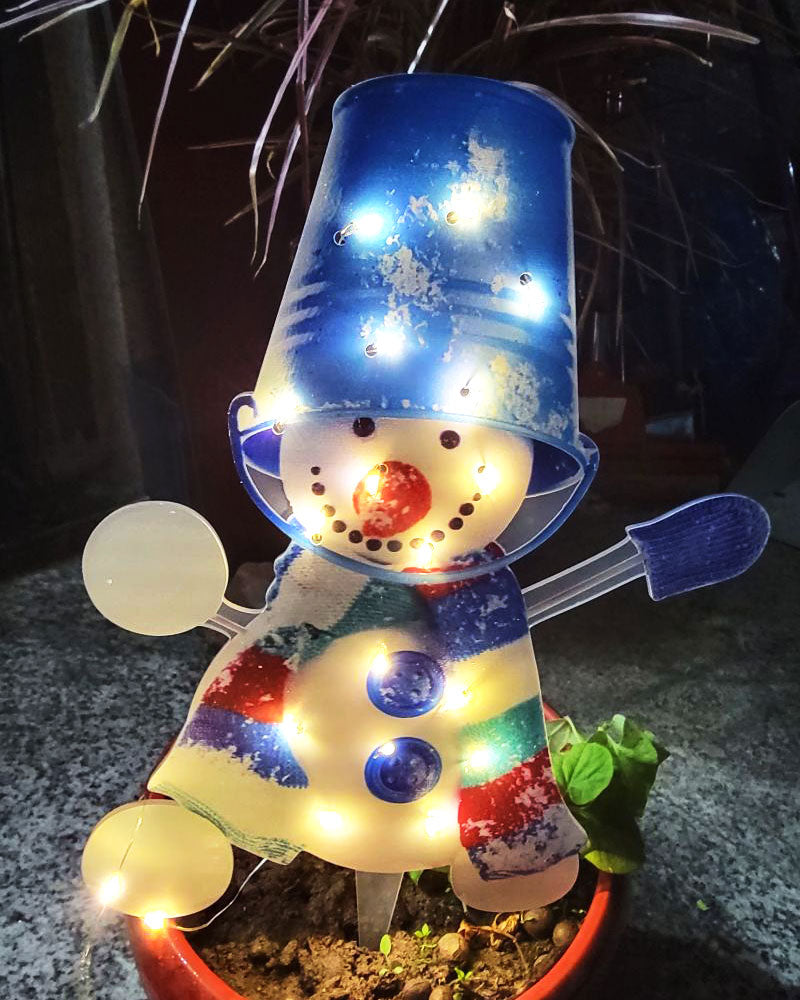 Christmas Scene Decoration With LED Lights