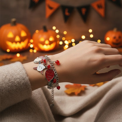 Halloween Ghost And Devil Bracelet Jewelry