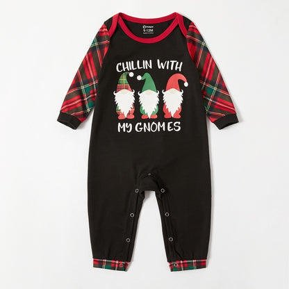 Christmas Printed Sleepwear Jumpsuit